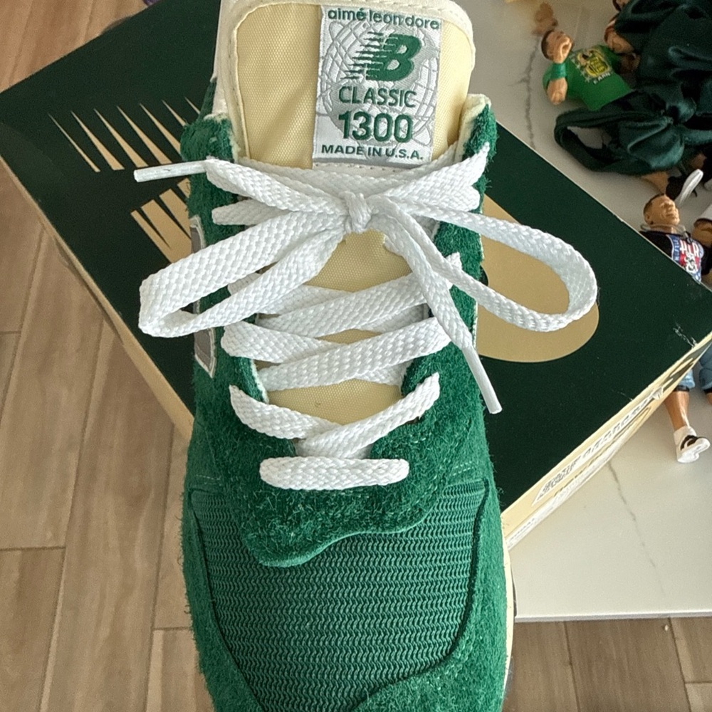 Brand New New Balance 1300 Aime Leon Dore in Green/Grey - Size 11.5 - Picture 2 of 9